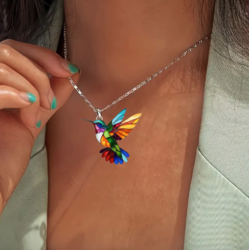 ✨ COLECCION  ALMA DE COLIBRÍ ✨ (collar y aretes)