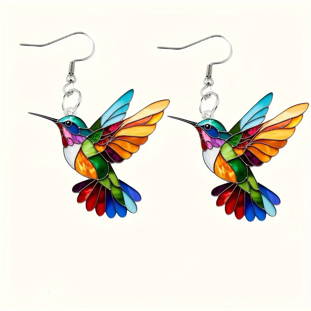 ✨ COLECCION  ALMA DE COLIBRÍ ✨ (collar y aretes)